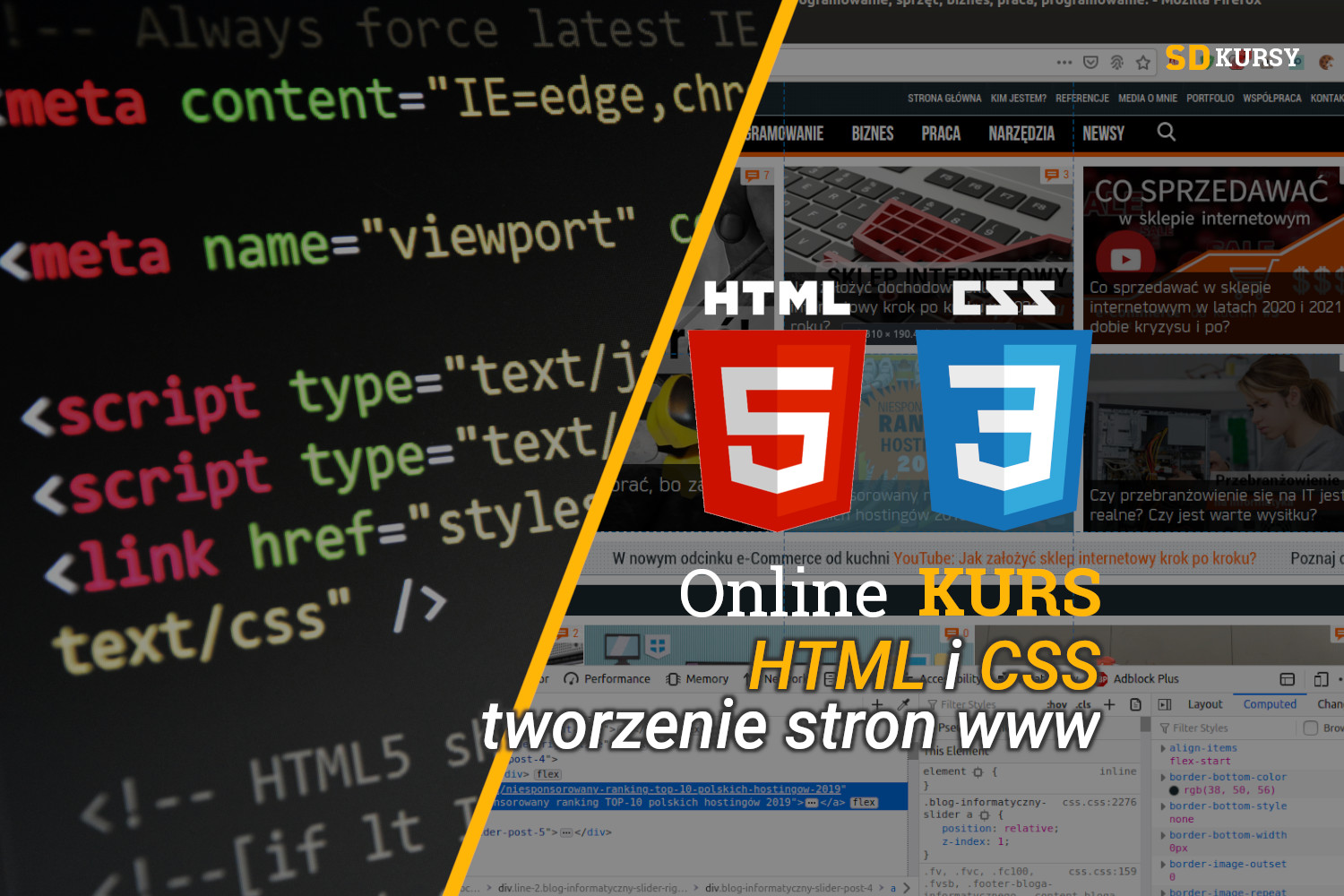 Kurs online: HTML i CSS – tworzenie stron internetowych